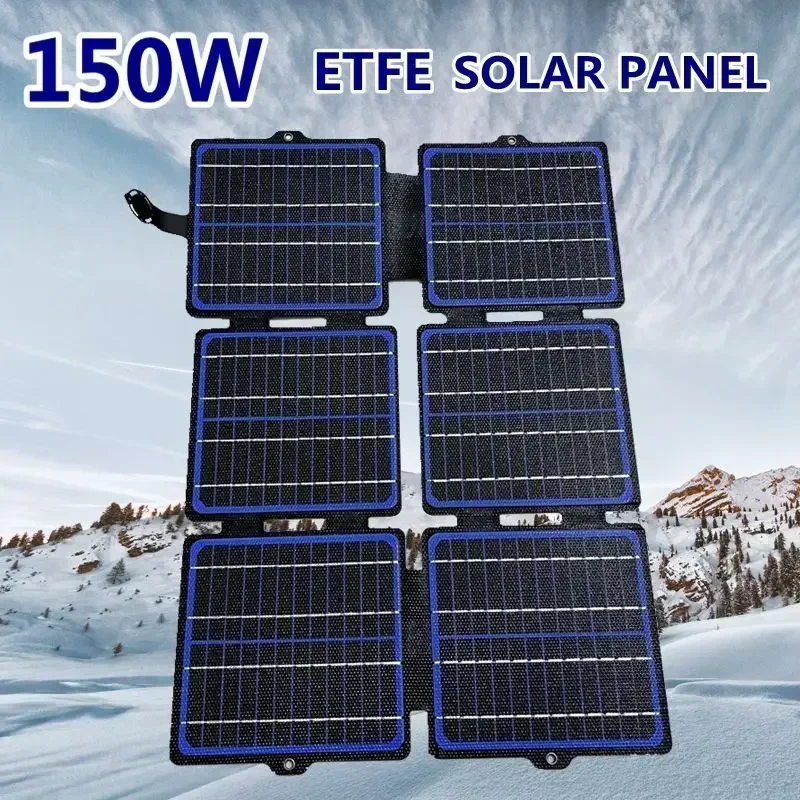 Solar Emergency Charger - 150W katlanabilir GÜNEŞ PANELI ETFE 5V/12V