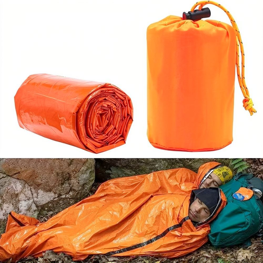Survival Blanket Reflective - Taşınabilir, Acil Durumlar İçin Kullanılabilen, Isı