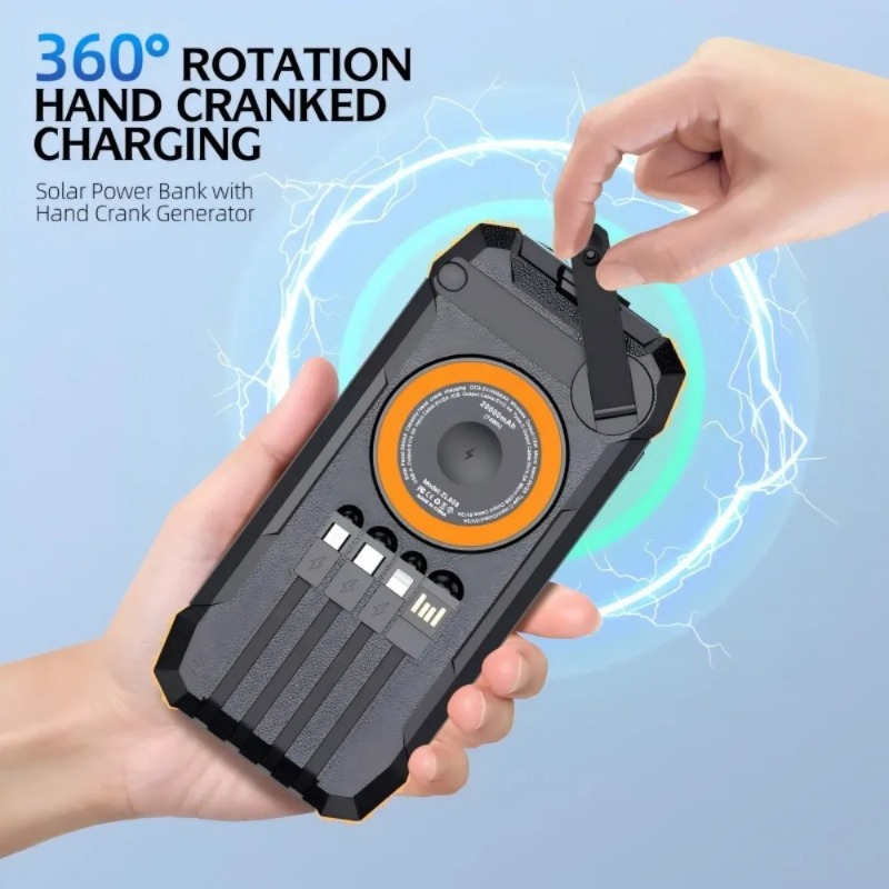 50000mAh Güneş Enerjili Taşına - Solar Emergency Charger incelemesi ve fiyatı