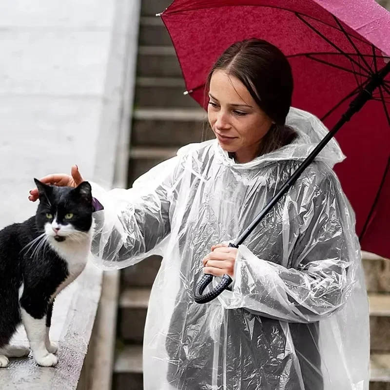 5/10 adetlik paket halinde sun - Emergency Poncho Rain incelemesi ve fiyatı